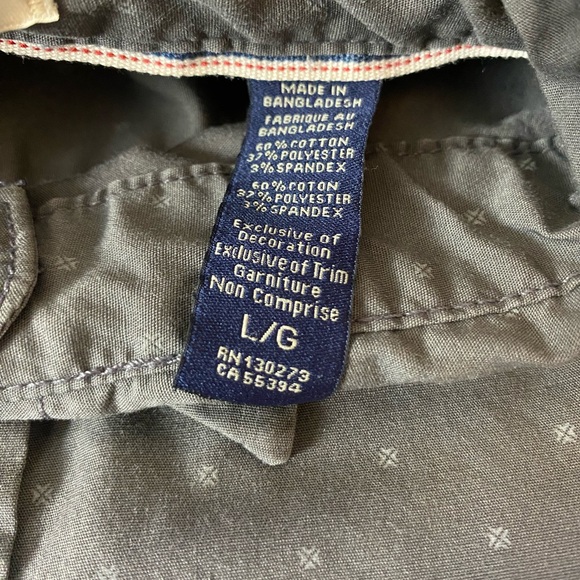 2-Wrangler Burgundy and Charcoal Button-Up Shirts - Picture 7 of 15